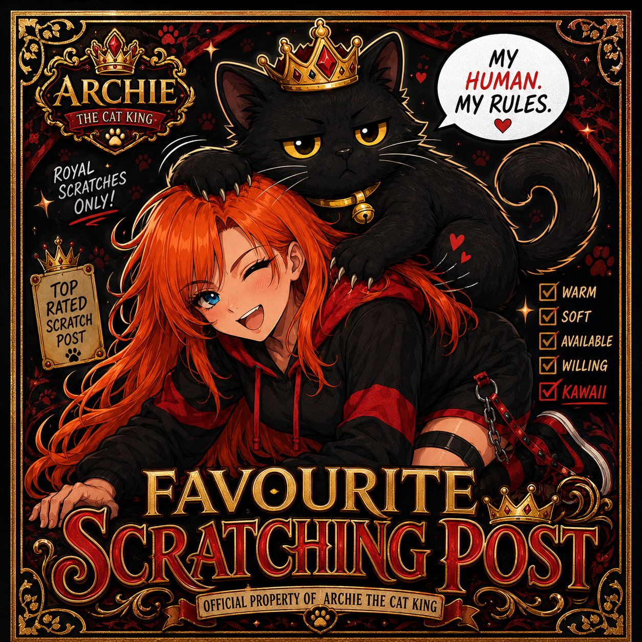 Favourite Scratching Post
